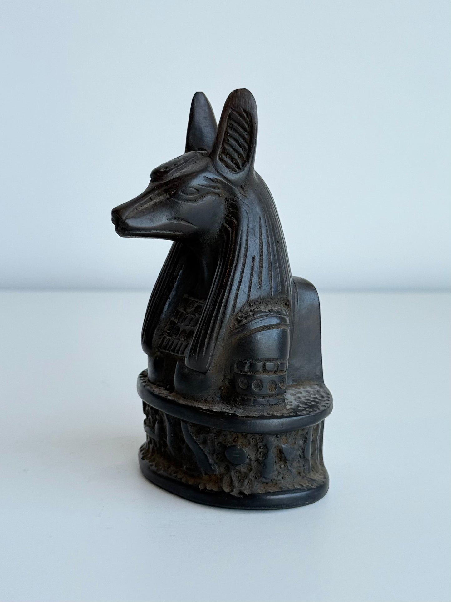Anubis Statue – Gypsum with Basalt Finish
