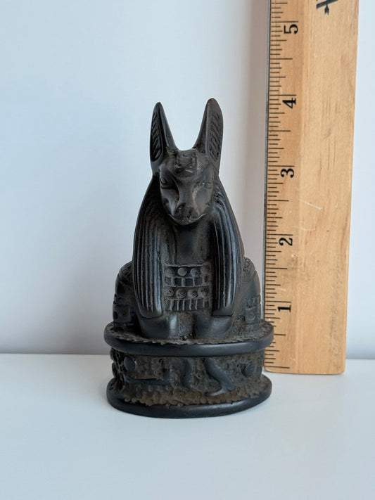 Anubis Statue – Gypsum with Basalt Finish
