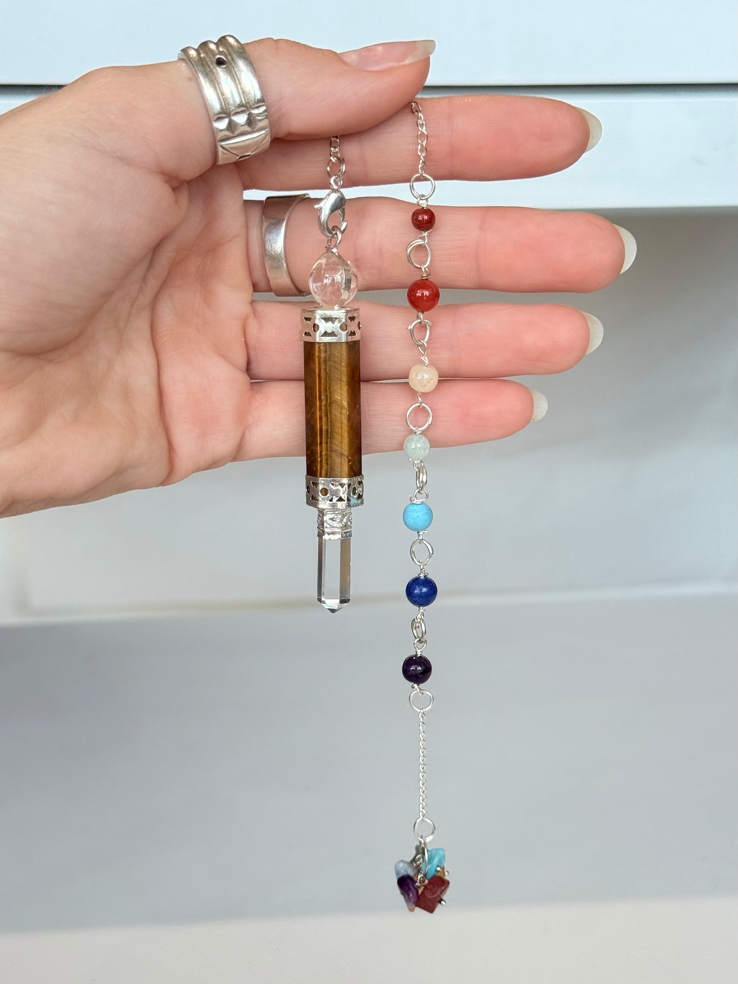 Yellow Tiger ( Chakra ) Pendulum