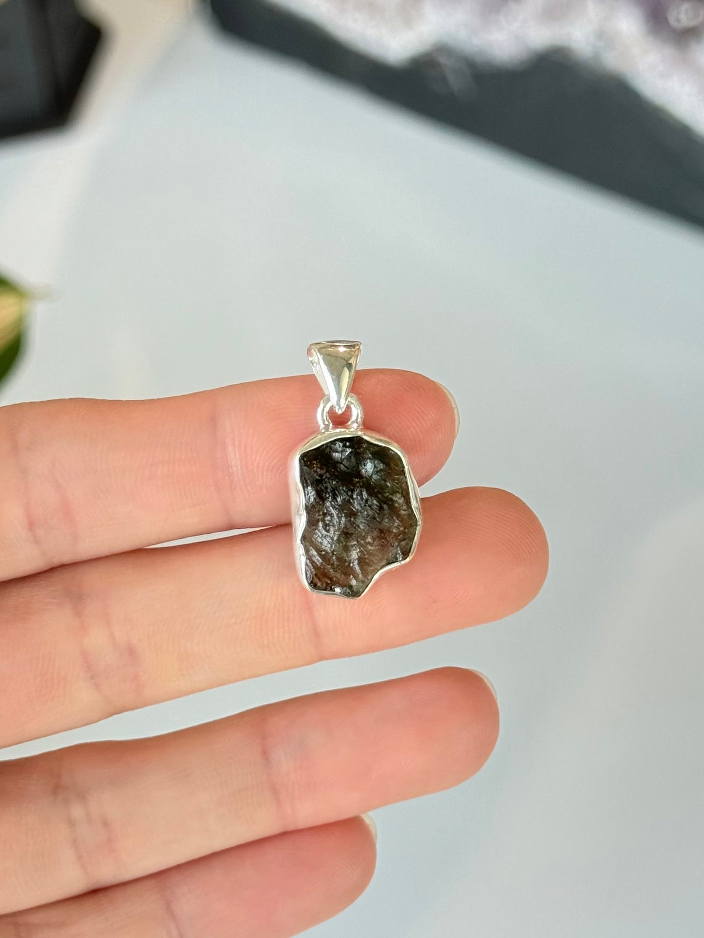 Moldavite Pendant