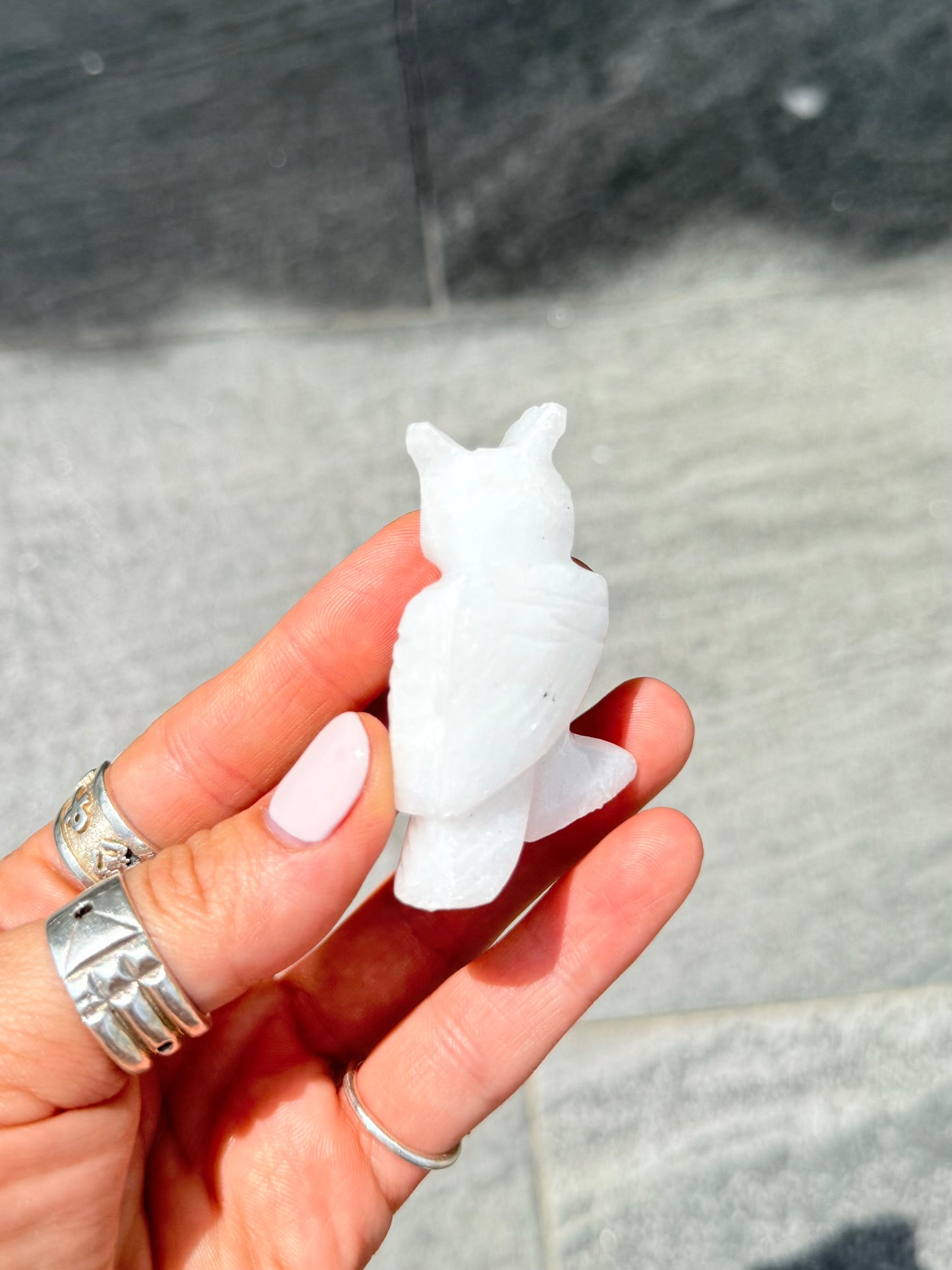 White Onyx Owl