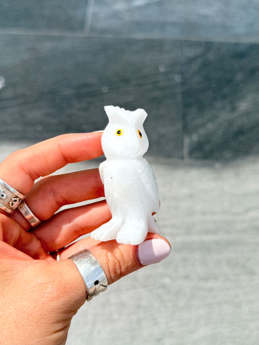 White Onyx Owl