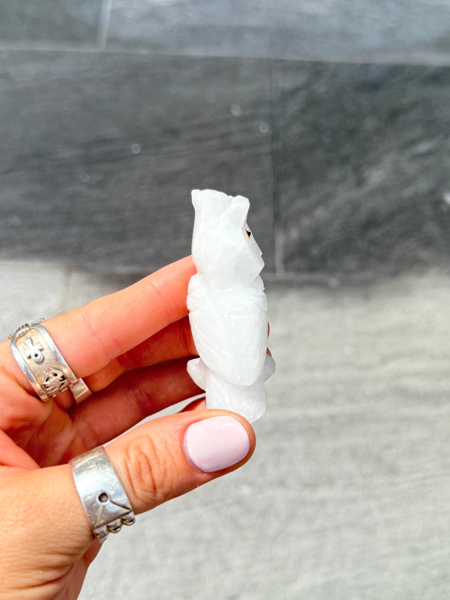 White Onyx Owl