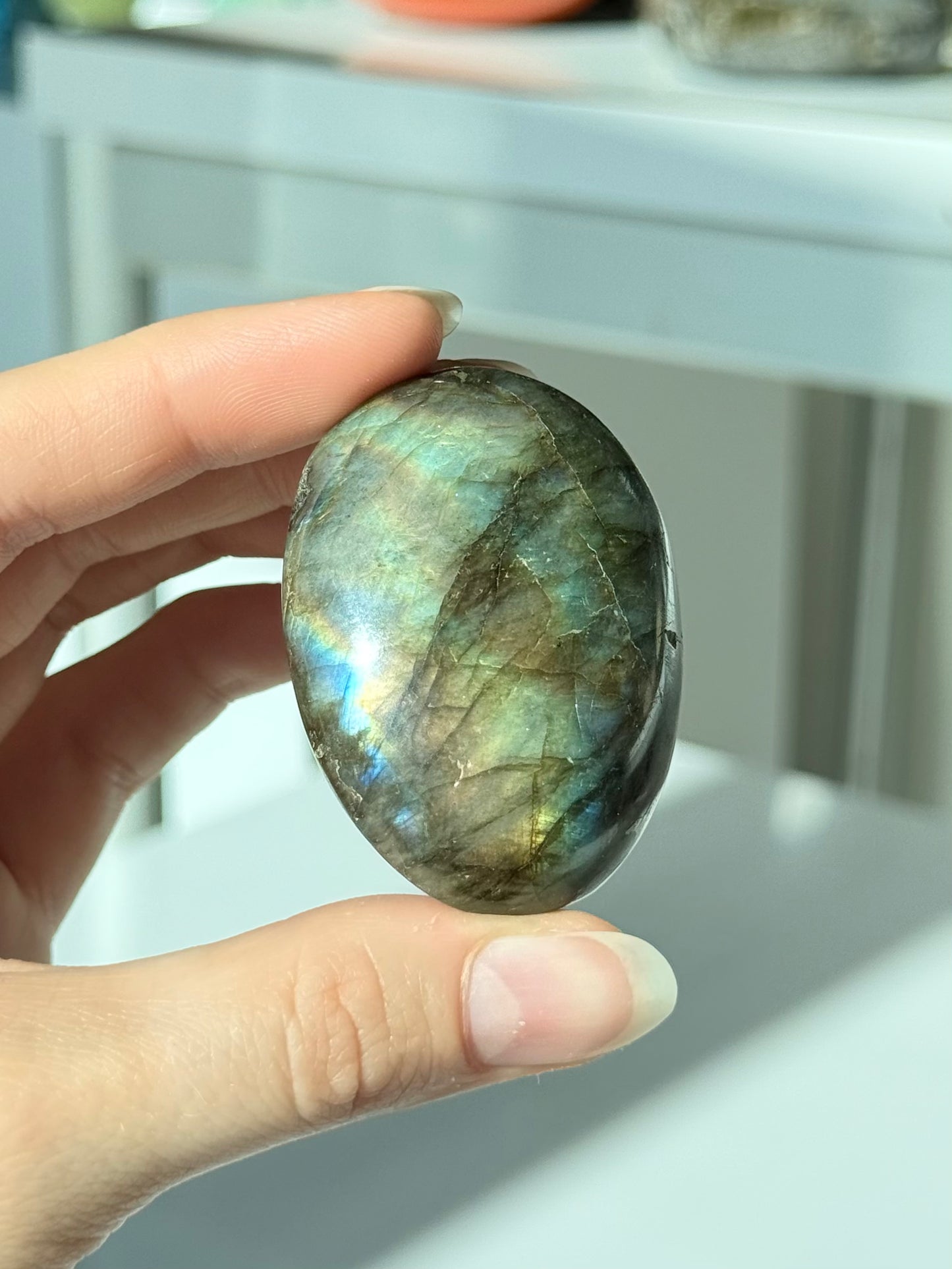 Labradorite Palm Stone
