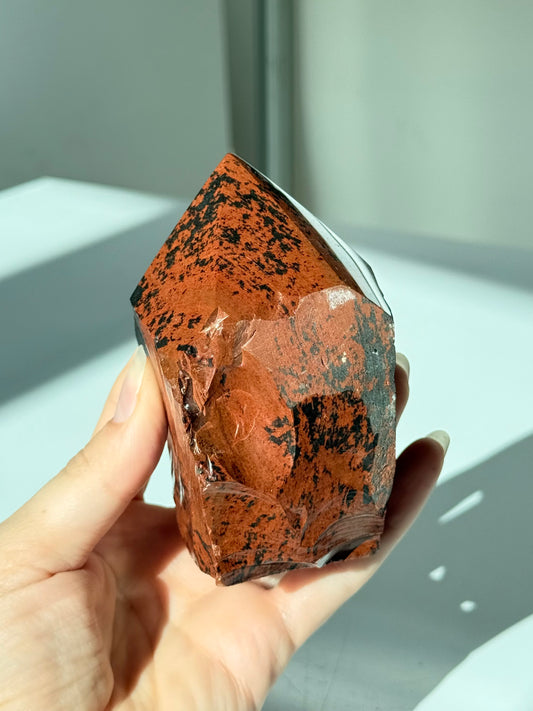 Mahogany Obsidian Point