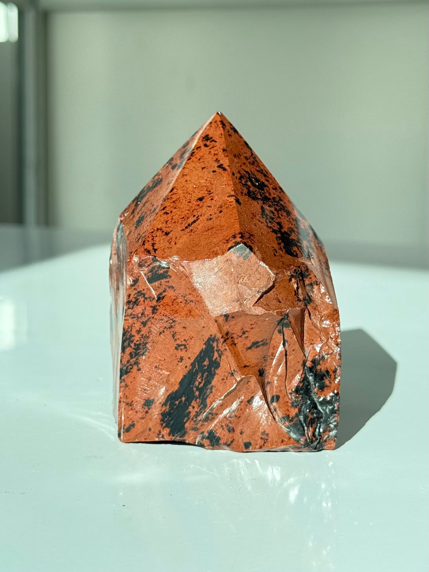 Mahogany Obsidian Point