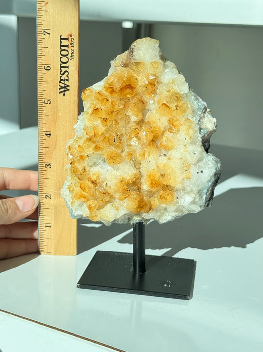 Citrine on Stand ( Heat Treated )