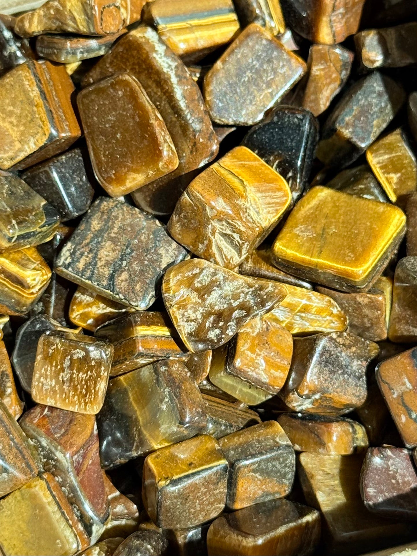 Yellow Tiger Eye Tumble