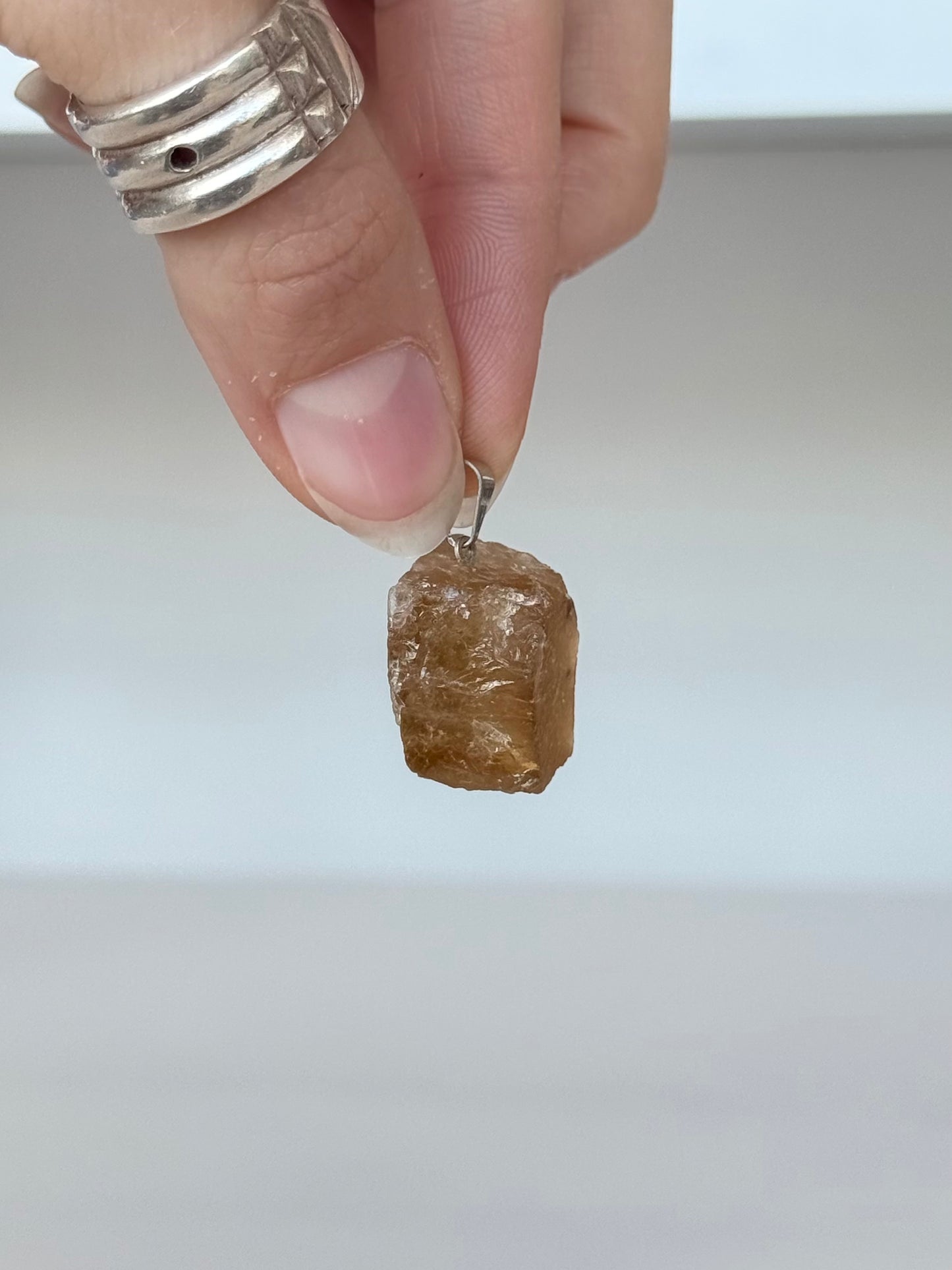Citrine Pendant ( Natural )