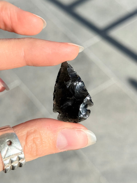 Obsidian Arrow Head ( Small )