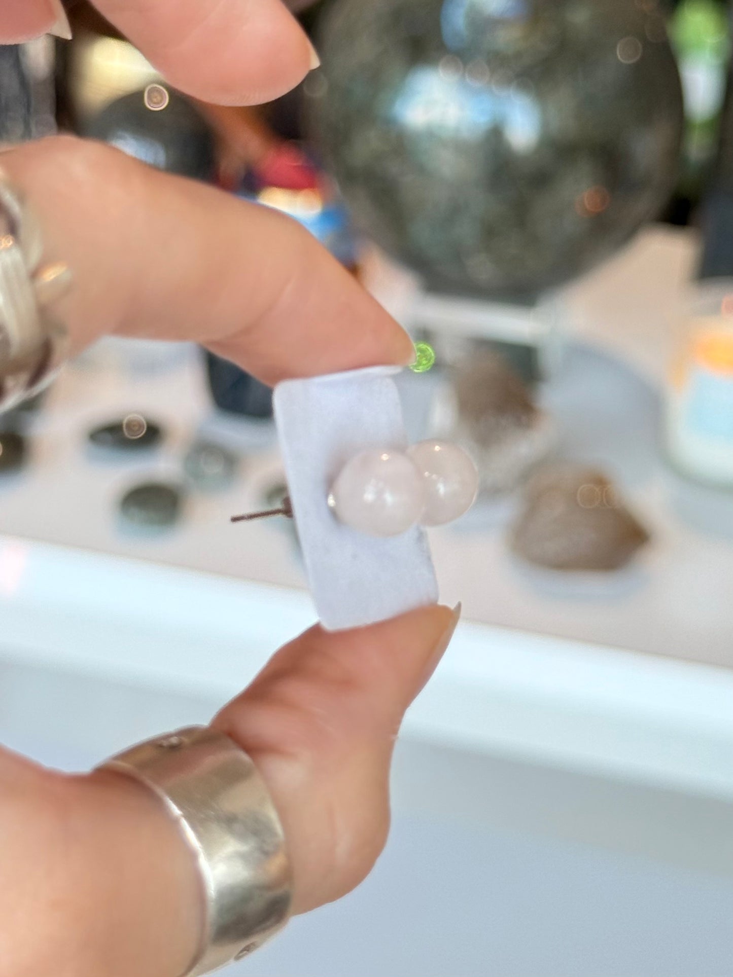 Rose Quartz Earrings