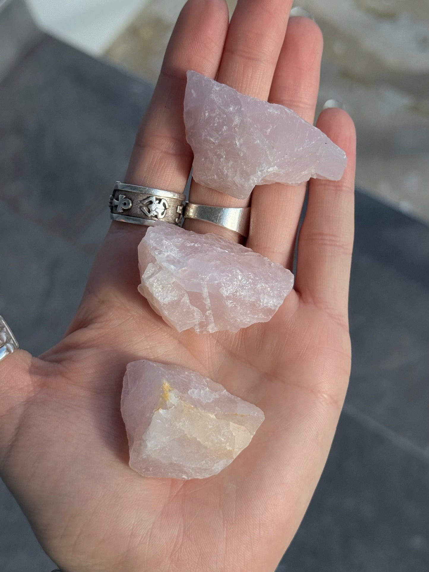 Raw Rose Quartz