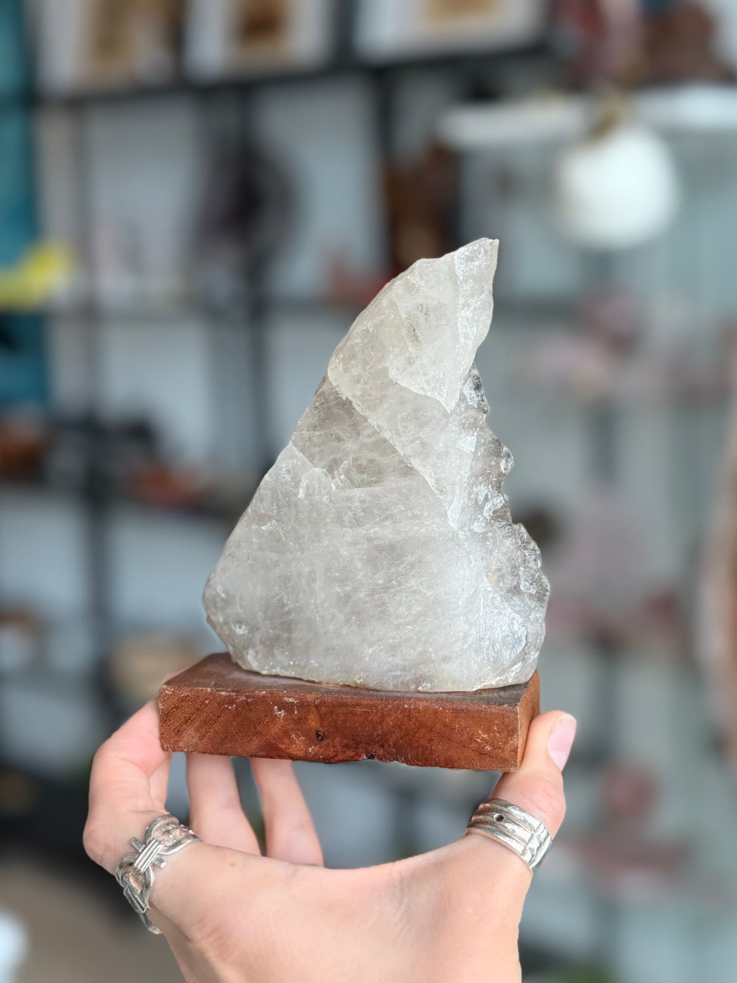 Elestial Quartz with Mica ( Brazil ) With Base