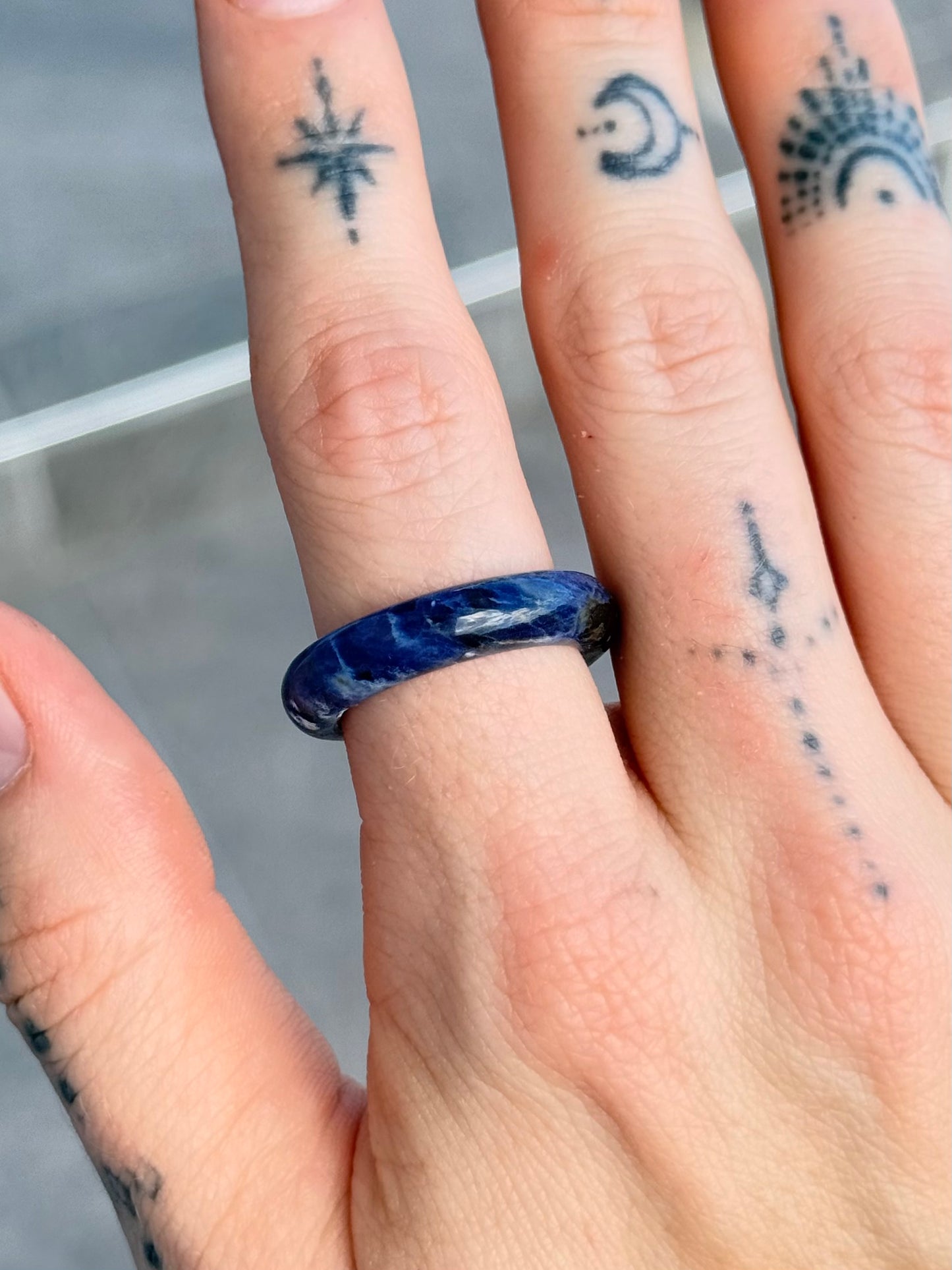 Sortija de Sodalita | Sodalite Ring