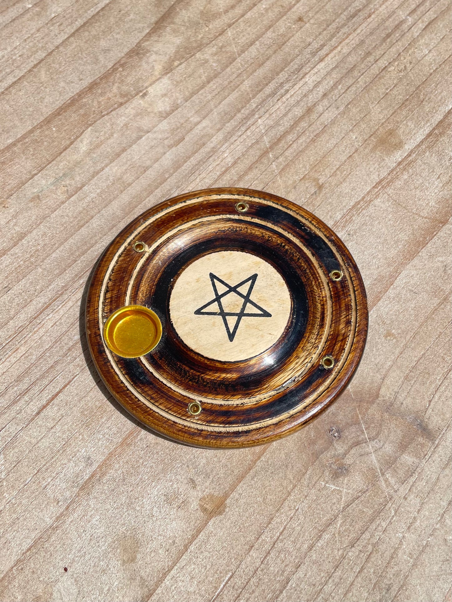 Pentagram Incense Holder & Cones