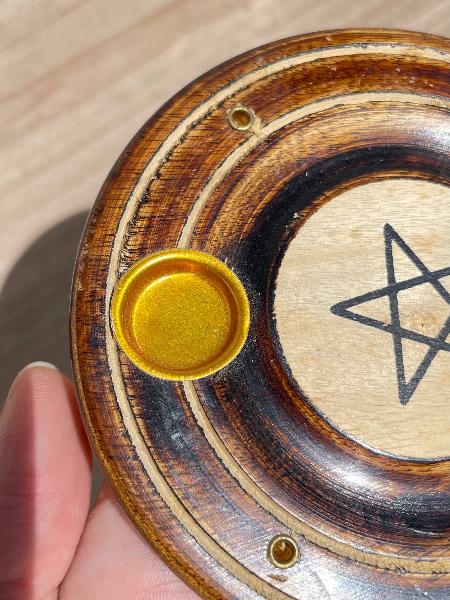 Pentagram Incense Holder & Cones