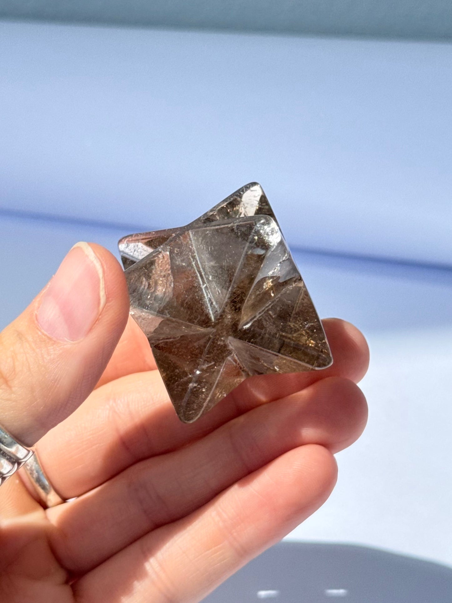 Merkaba de Cuarzo Ahumado | Smoky Quartz Merkaba