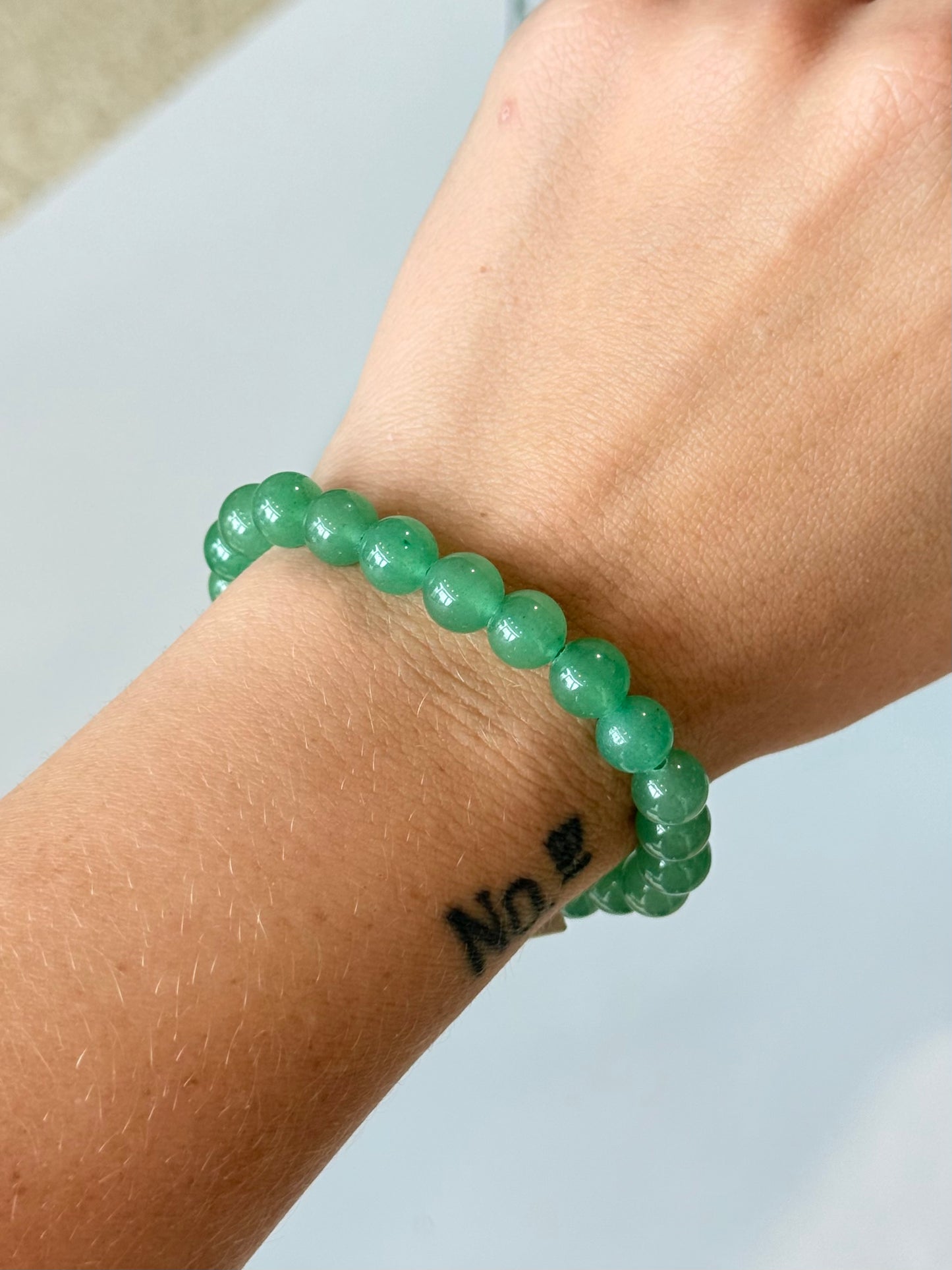 Green Aventurine - 8mm Bracelet ( colored )