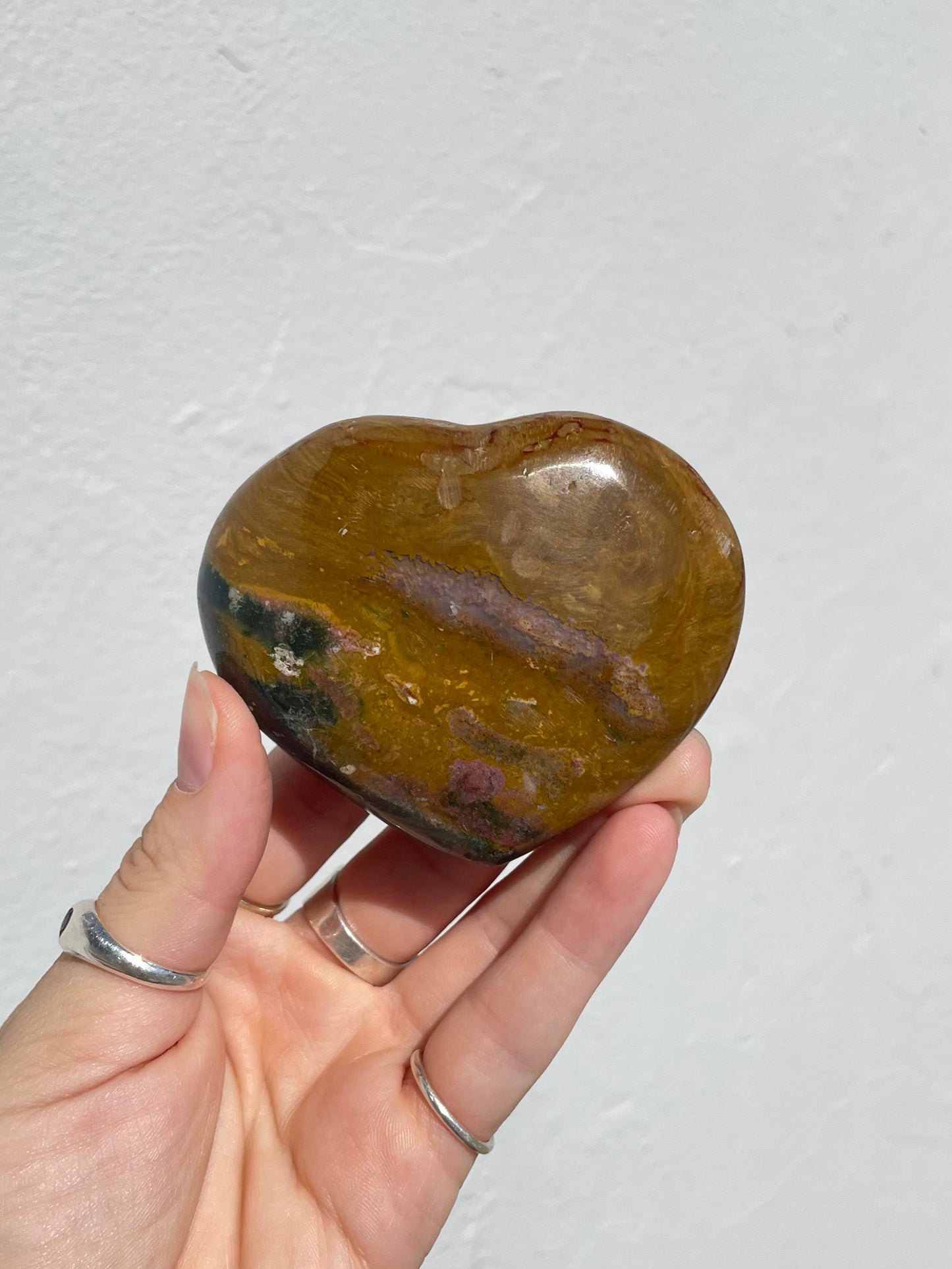 Polychrome Jasper Heart