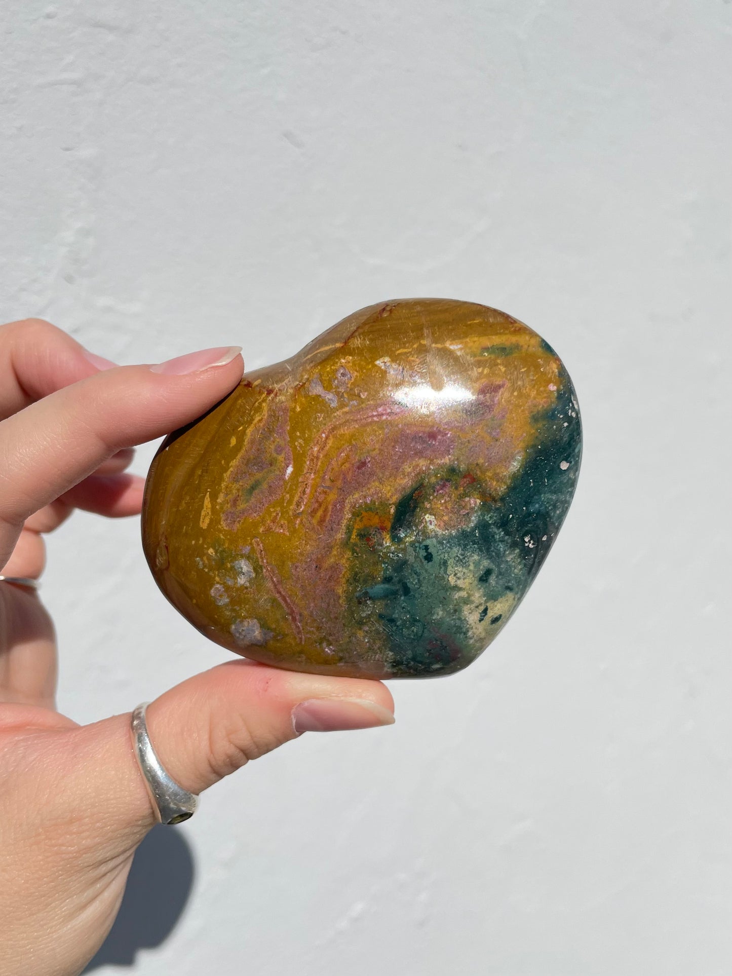Polychrome Jasper Heart
