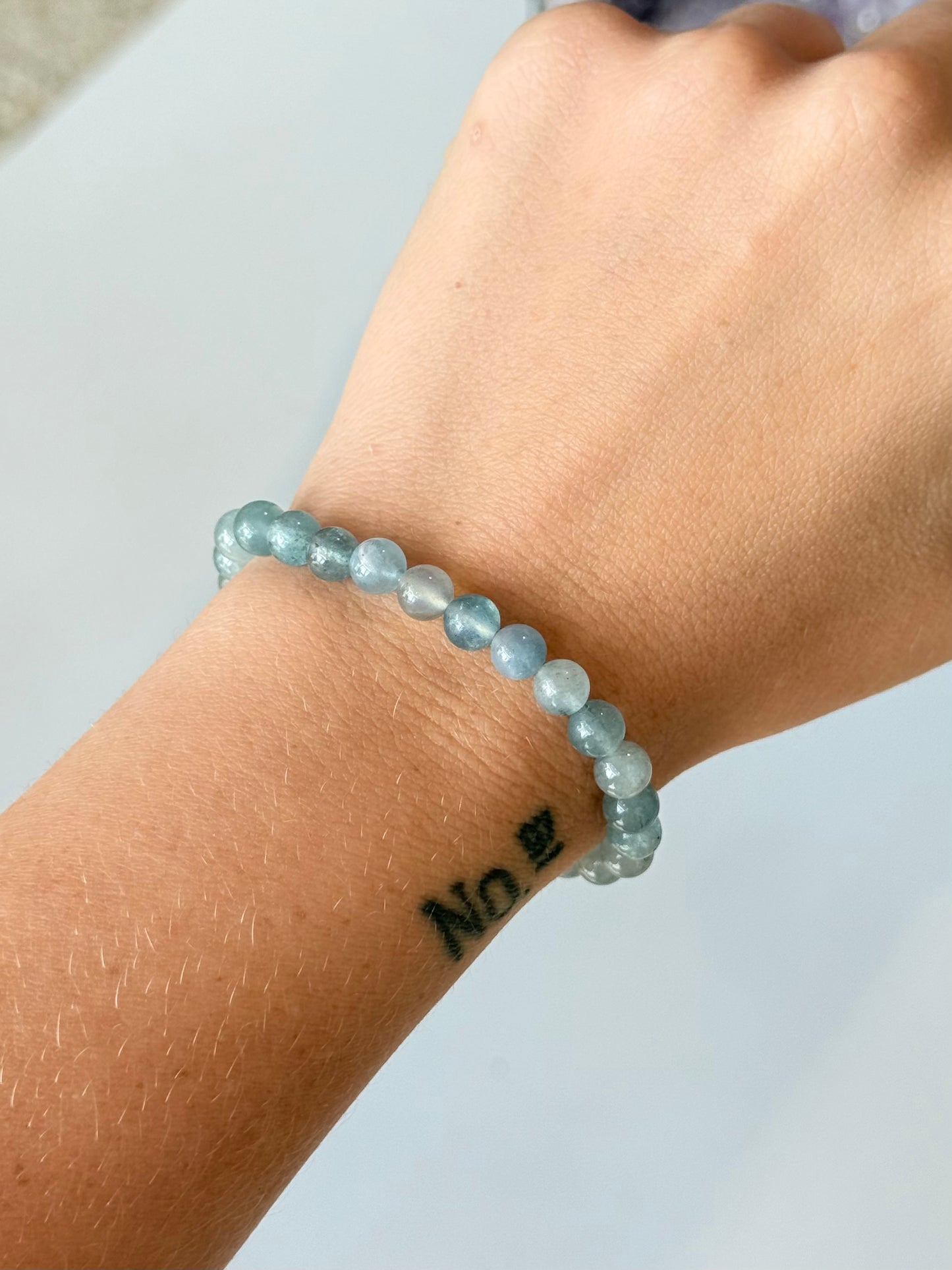 Aquamarine - 6mm Bracelet