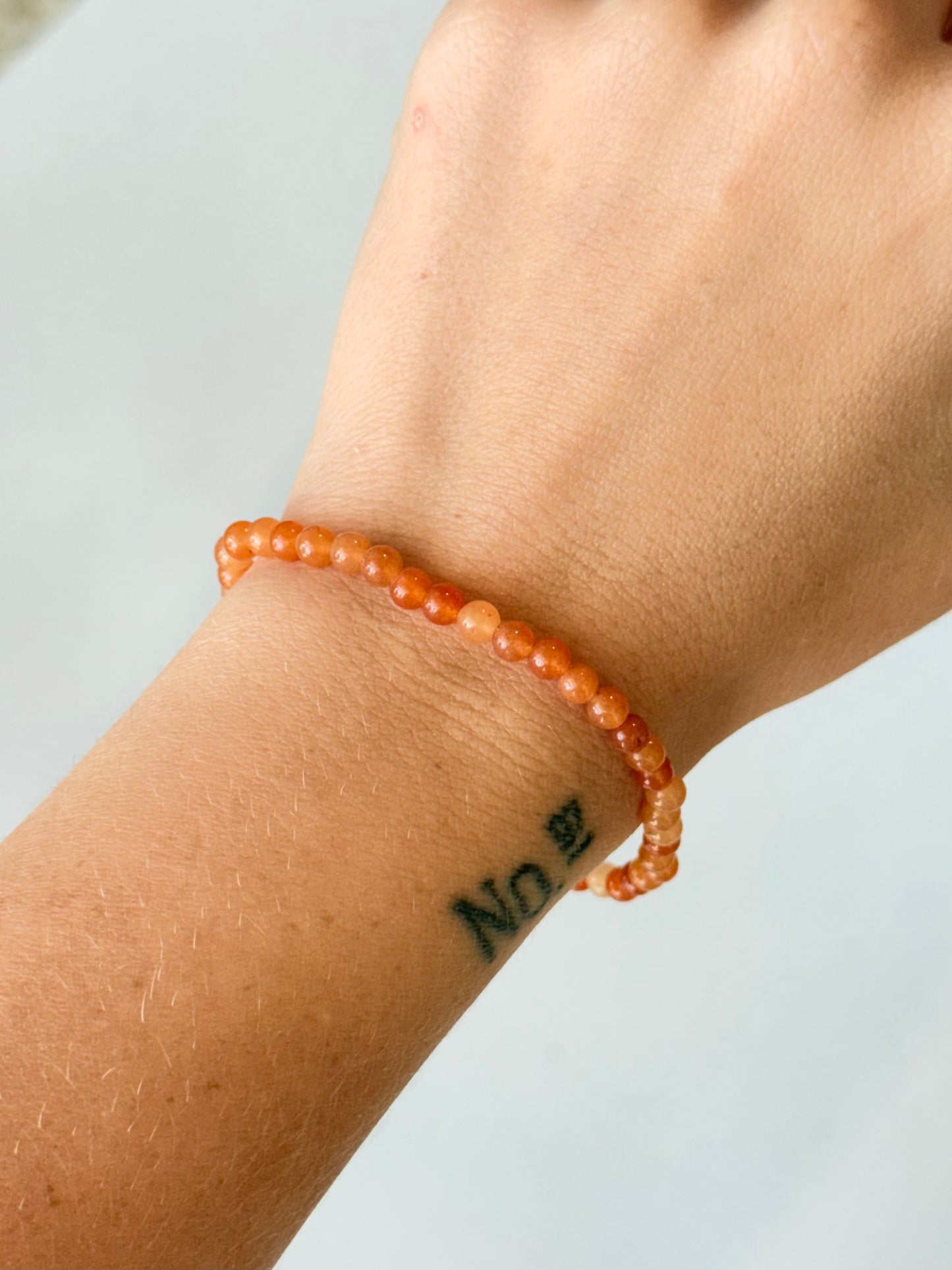 Honey Calcite 4mm Bracelet