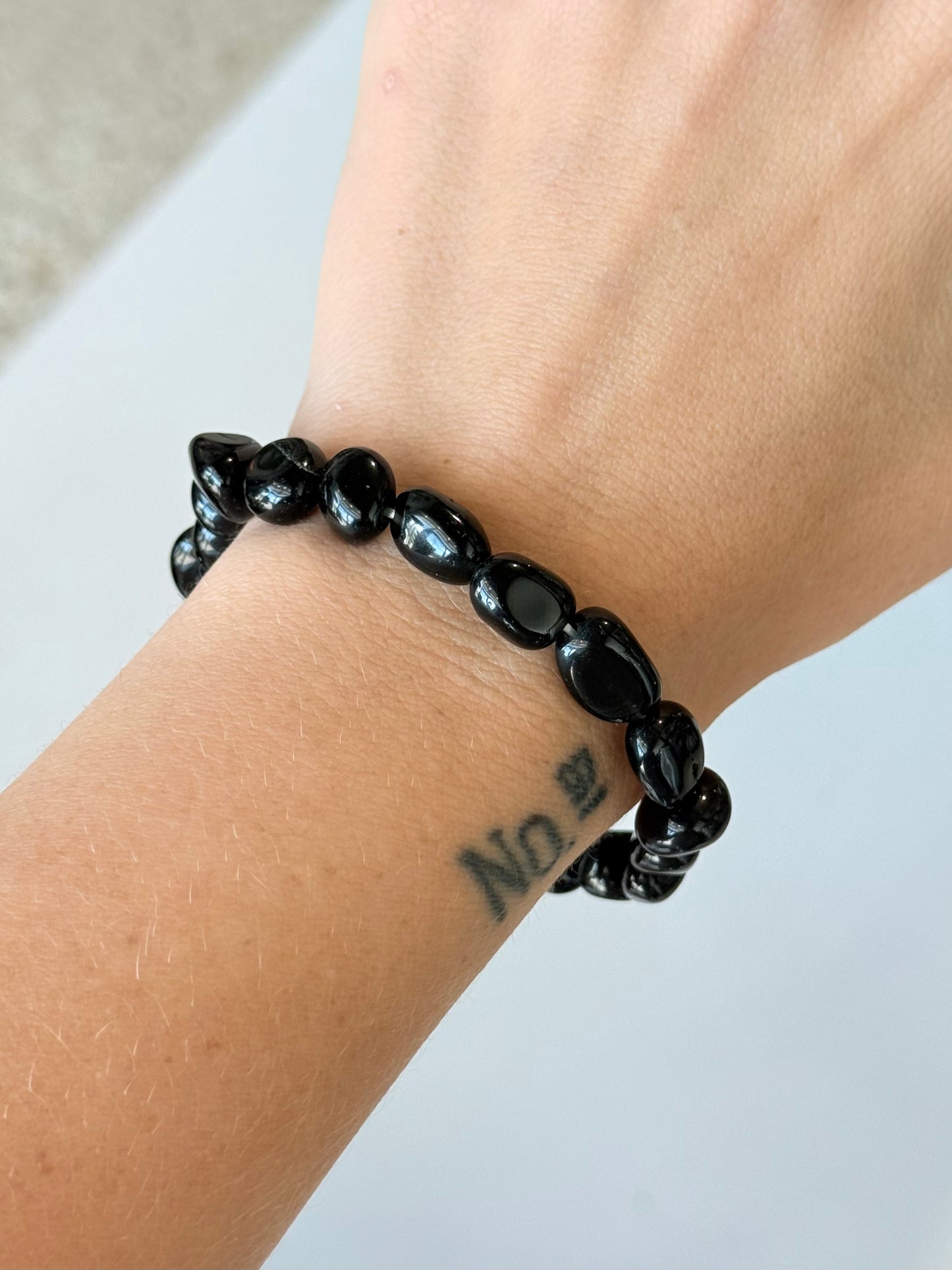 Obsidian Freeform Bracelet