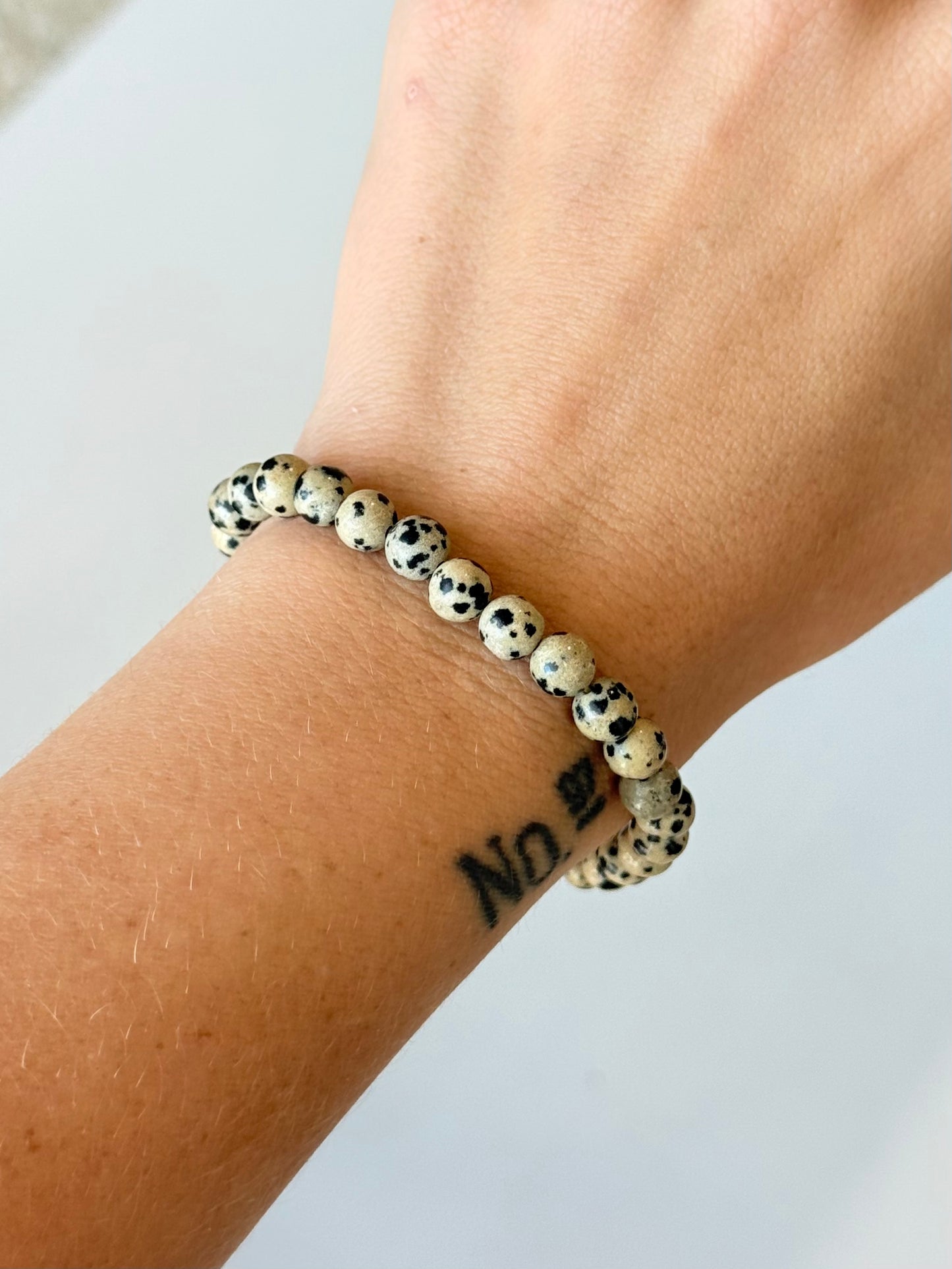 Dalmation Jasper - 6mm Bracelet