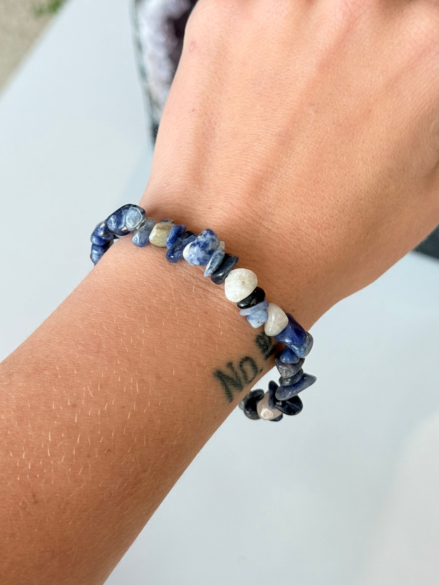 Sodalite Chip Bracelet
