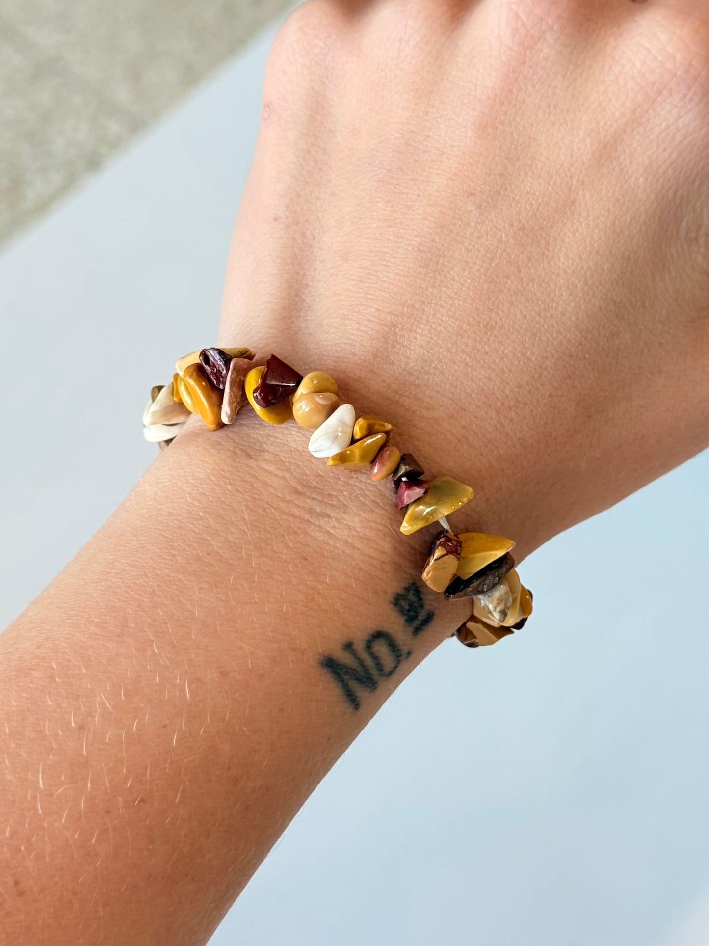 Mook Jasper Chip Bracelet