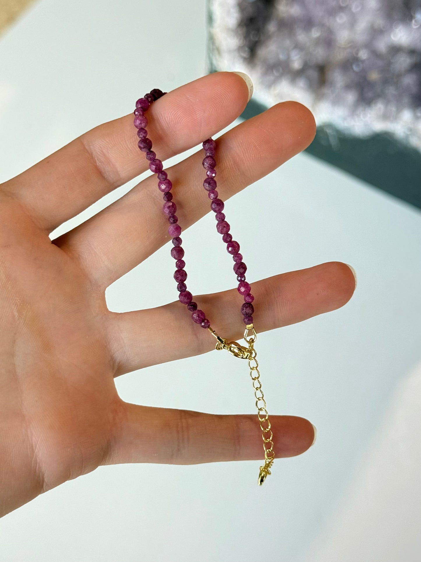 Ruby - 4 & 4.5mm Bracelet