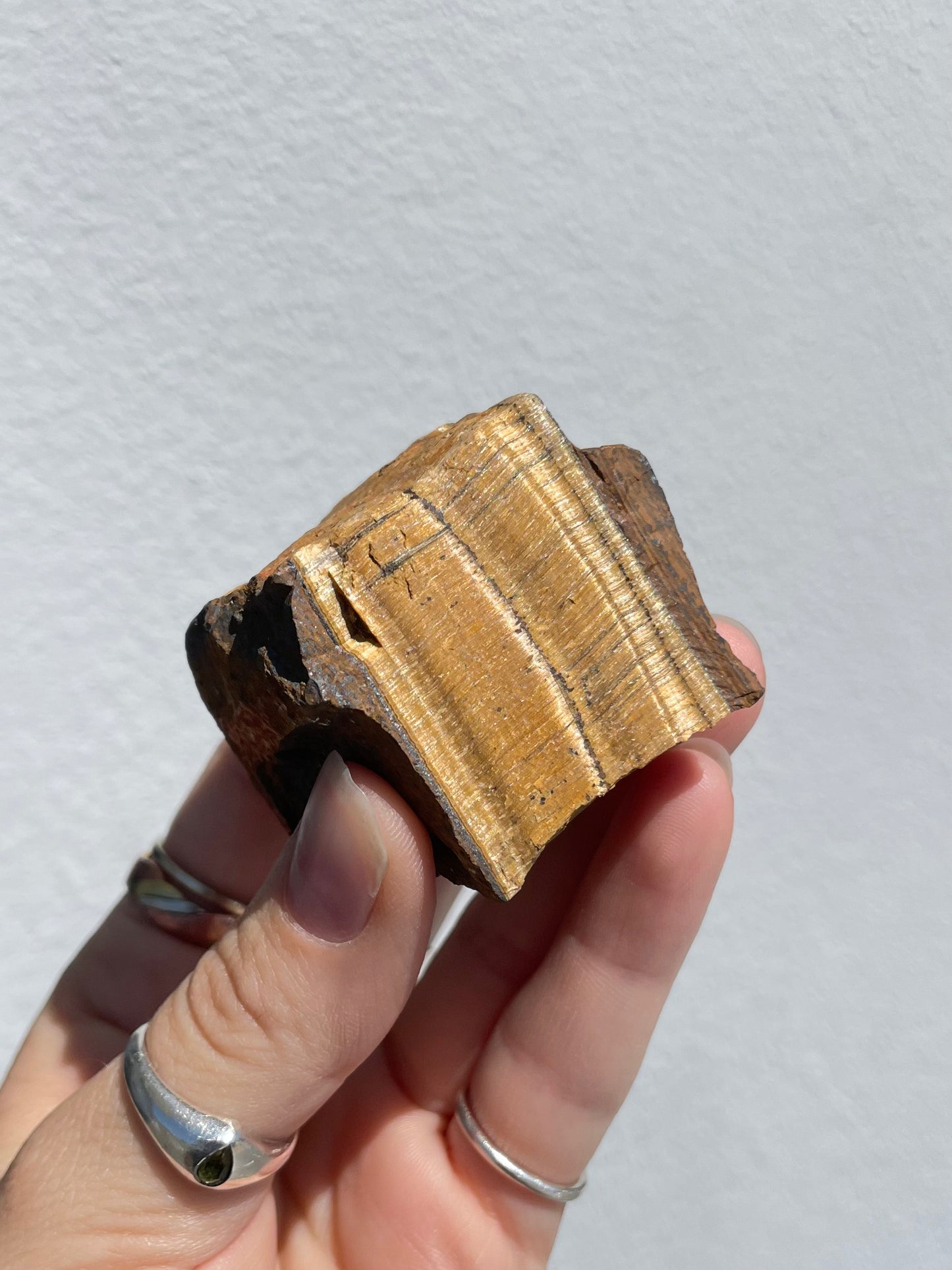 Raw Yellow Tiger Eye Chunk