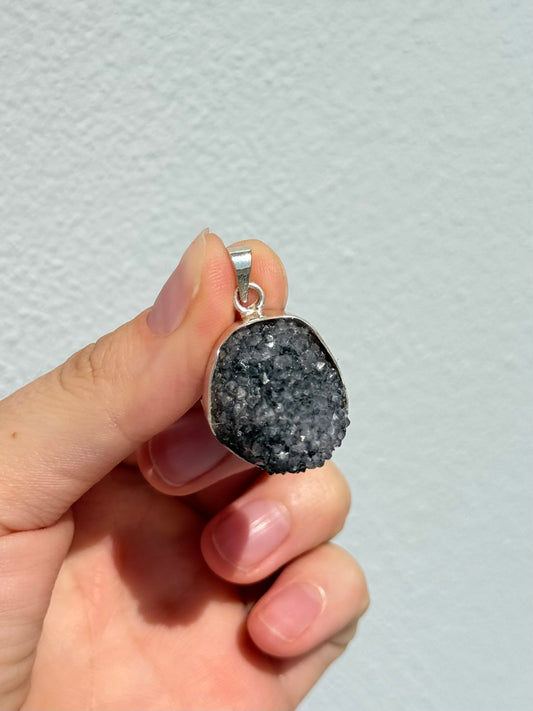 Colgante de flor de amatista natural | Natural Amethyst Flower Pendant
