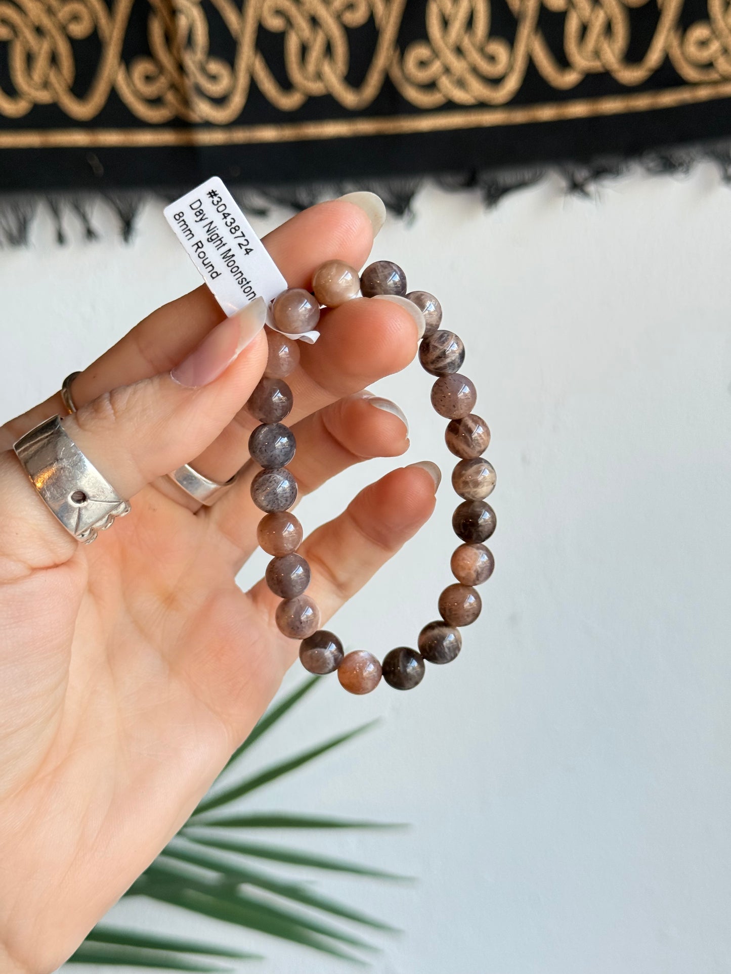 Day and Night Moonstone Bracelet