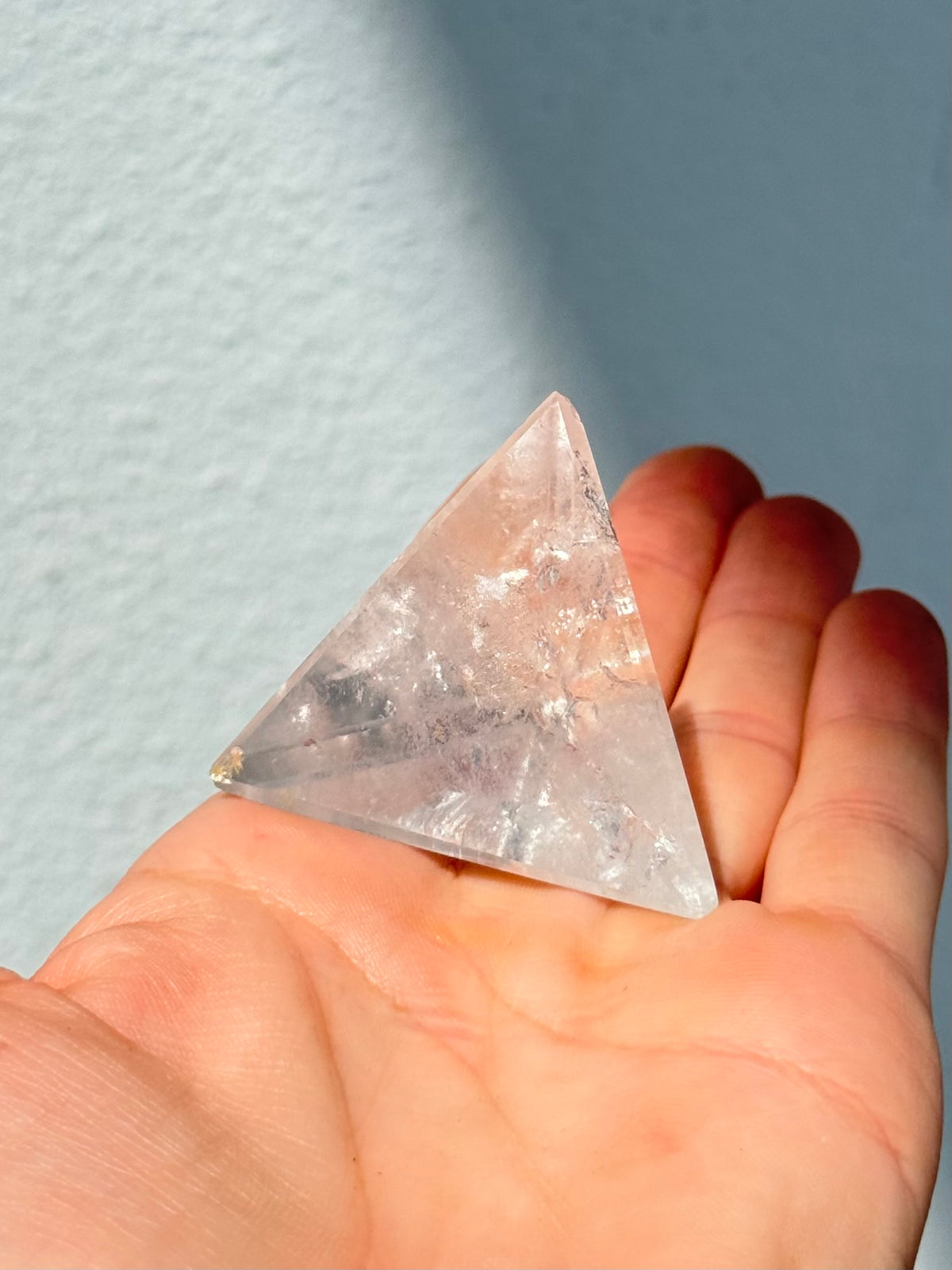Triángulo de cuarzo cristal | Clear Quartz Triangle