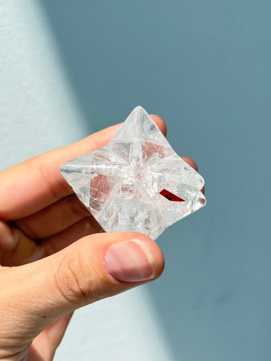 Clear Quartz Merkaba / Merkaba de Cuarzo Cristal