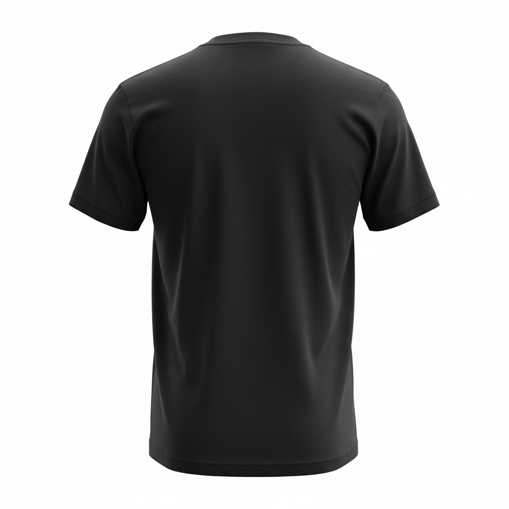 Eye of Horus Embroidered T-Shirt – Black 100% Cotton