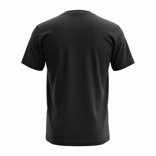 Eye of Horus Embroidered T-Shirt – Black 100% Cotton