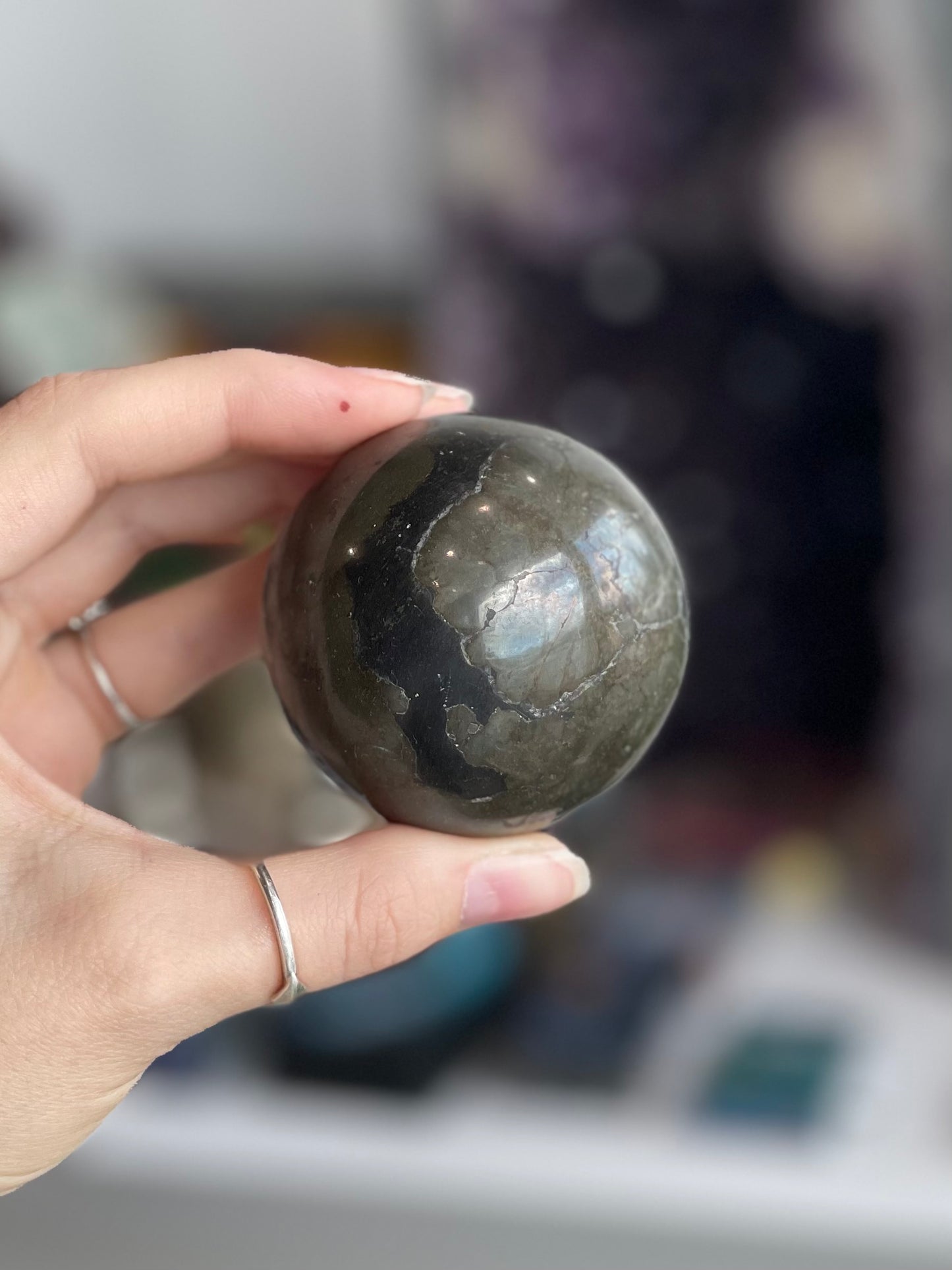 Pyrite sphere