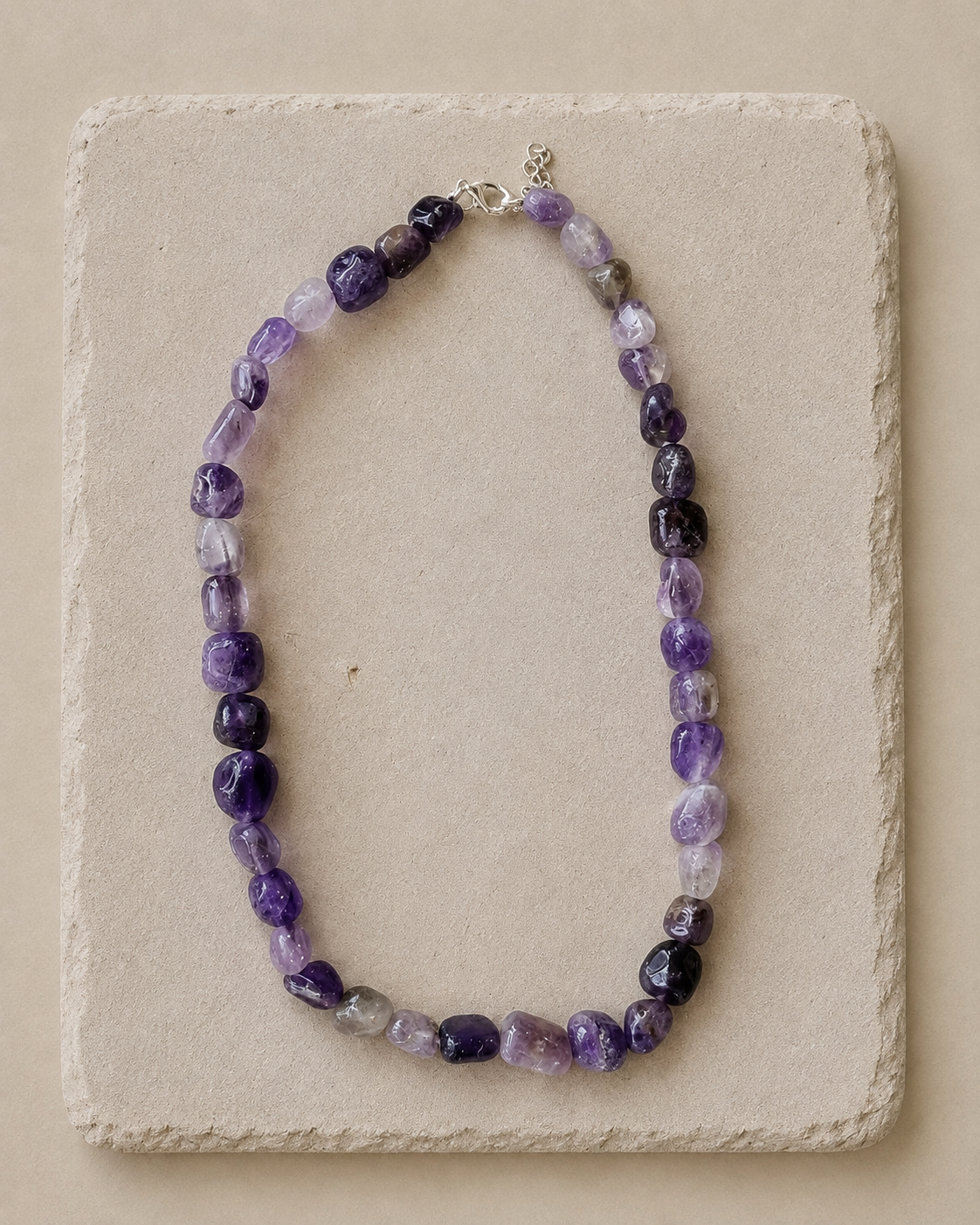 Amethyst Crystal Necklace | Collar de Amatista