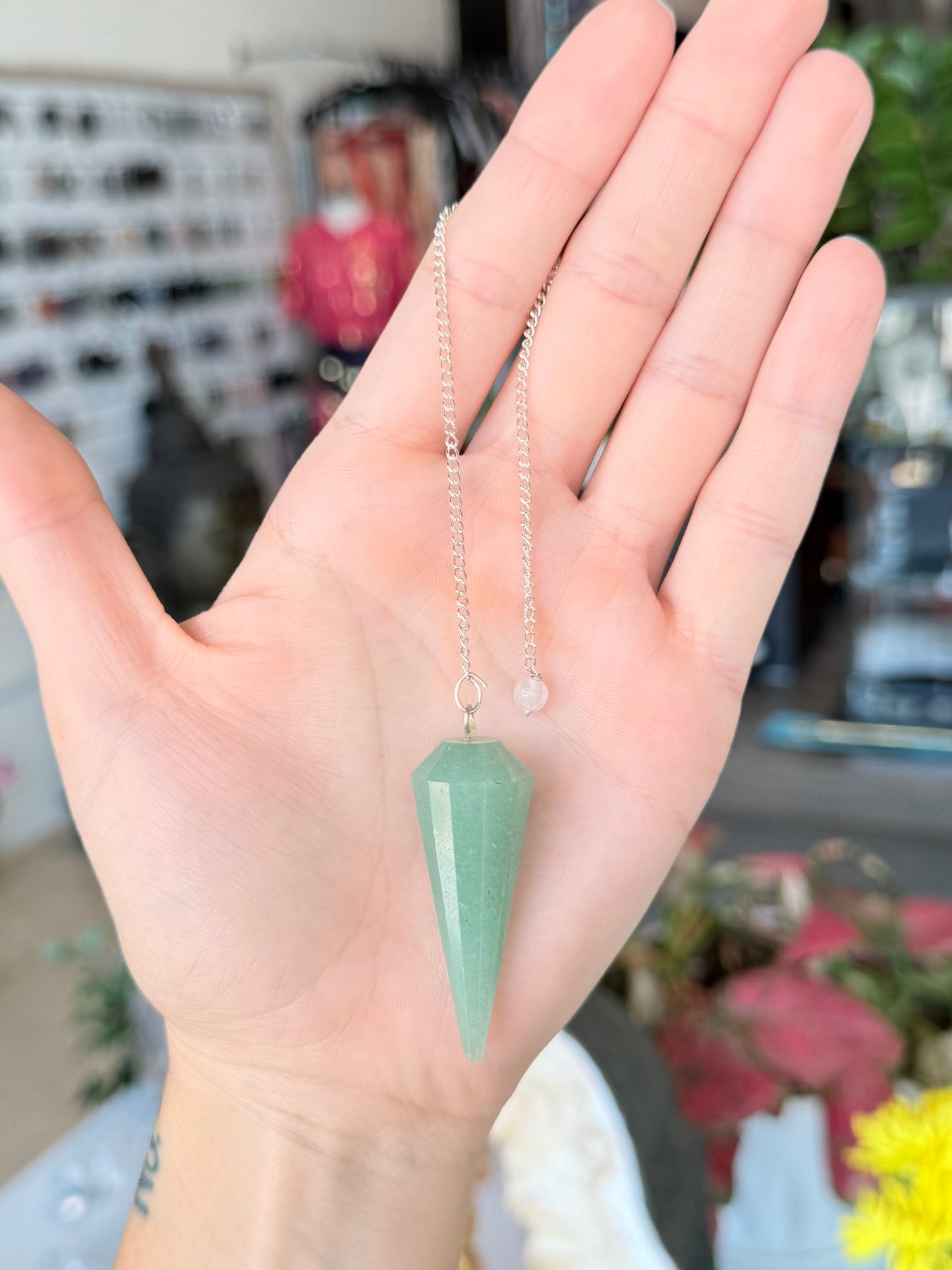 Green Aventurine Pendulum | Pendulo Aventurina Verde