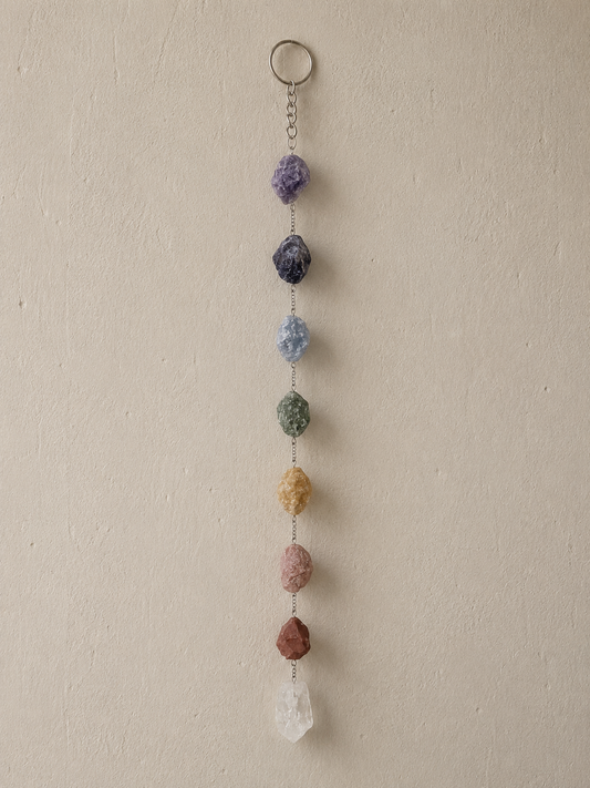Chakra Crystal Wall Decor | Decoración de Pared de Chakras