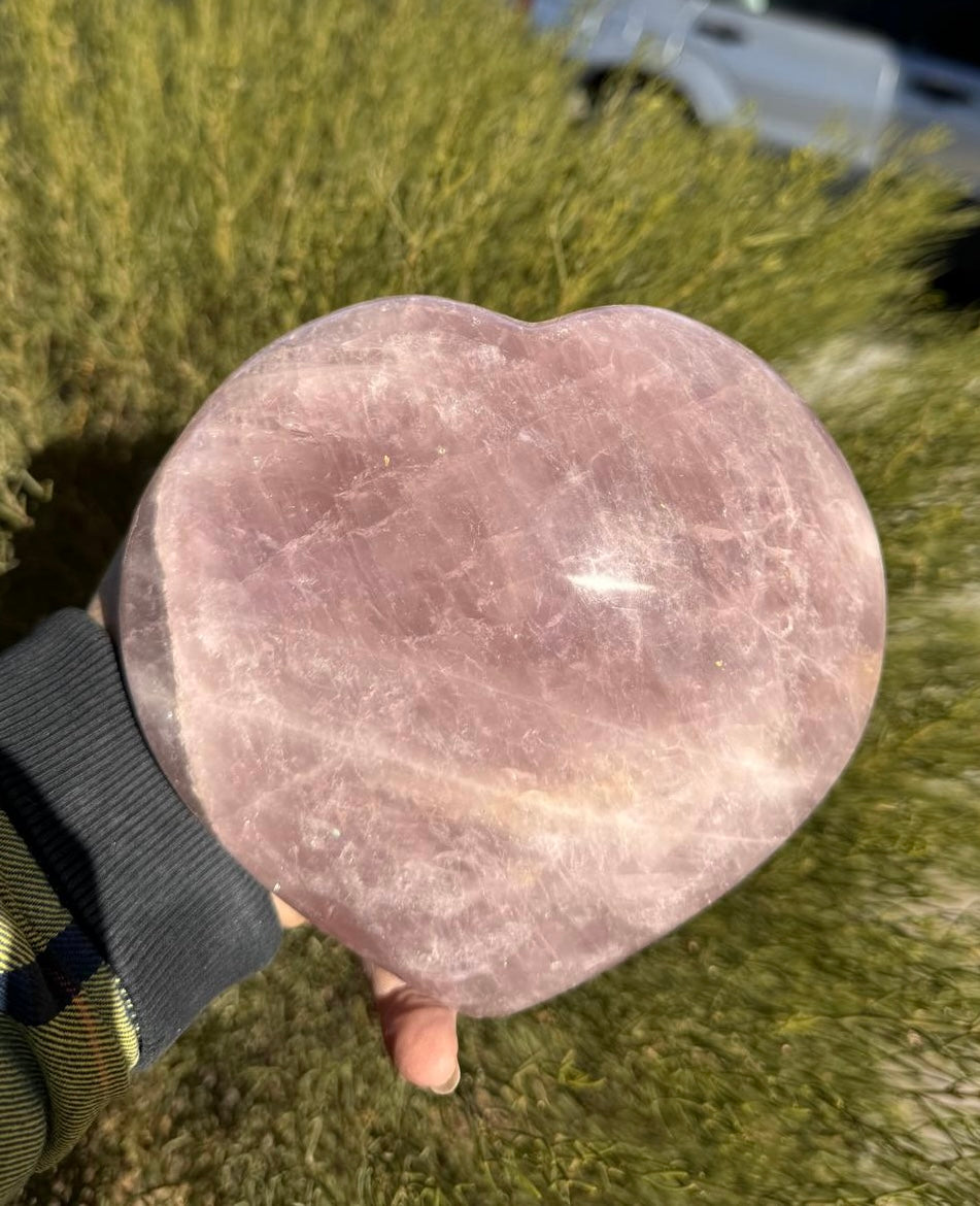 Rose Quartz Heart