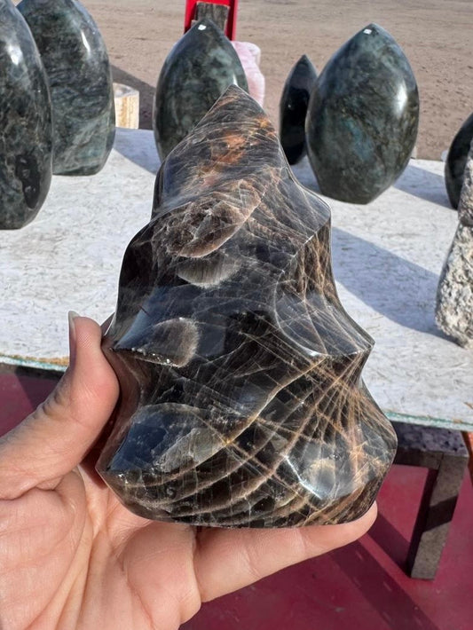 Black Moonstone Flame