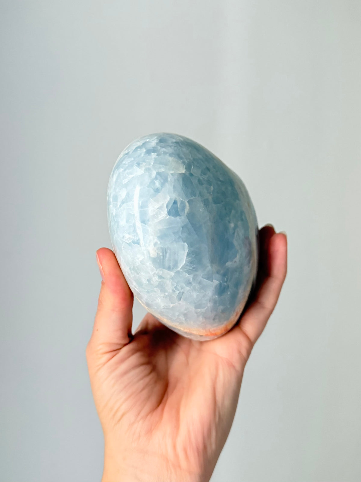 Blue Calcite Heart / Corazón de Calcita Azul