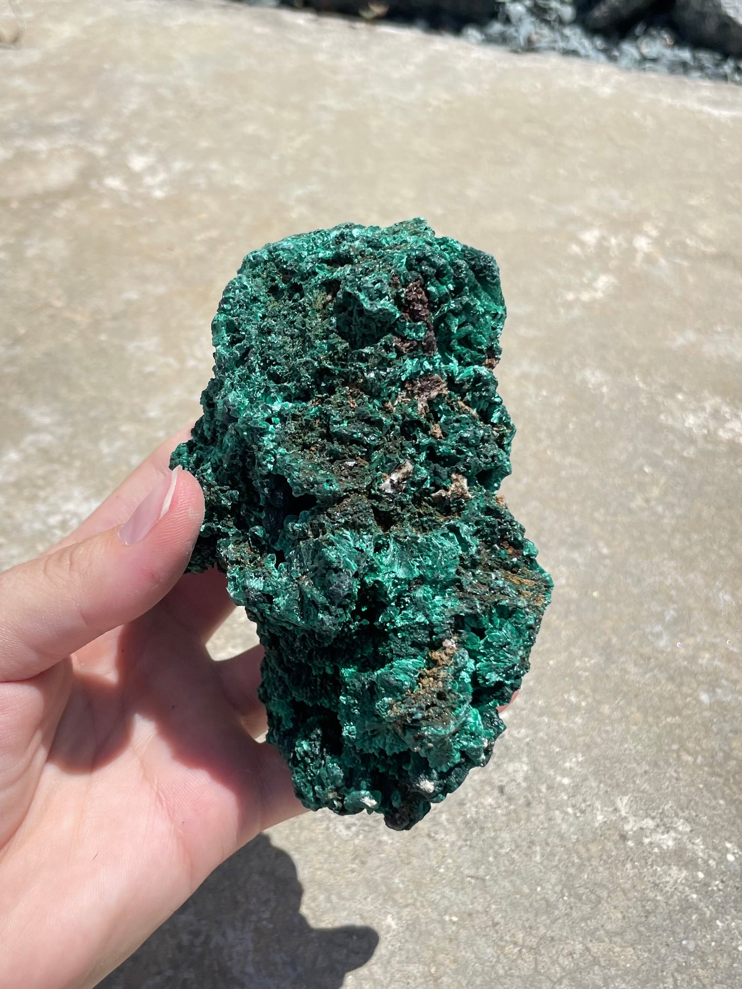 Raw Malachite