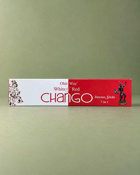 Ohli-Way Chango Red & White 7-in-1 Incense / Incienso Ohli-Way Changó Rojo y Blanco 7-en-1