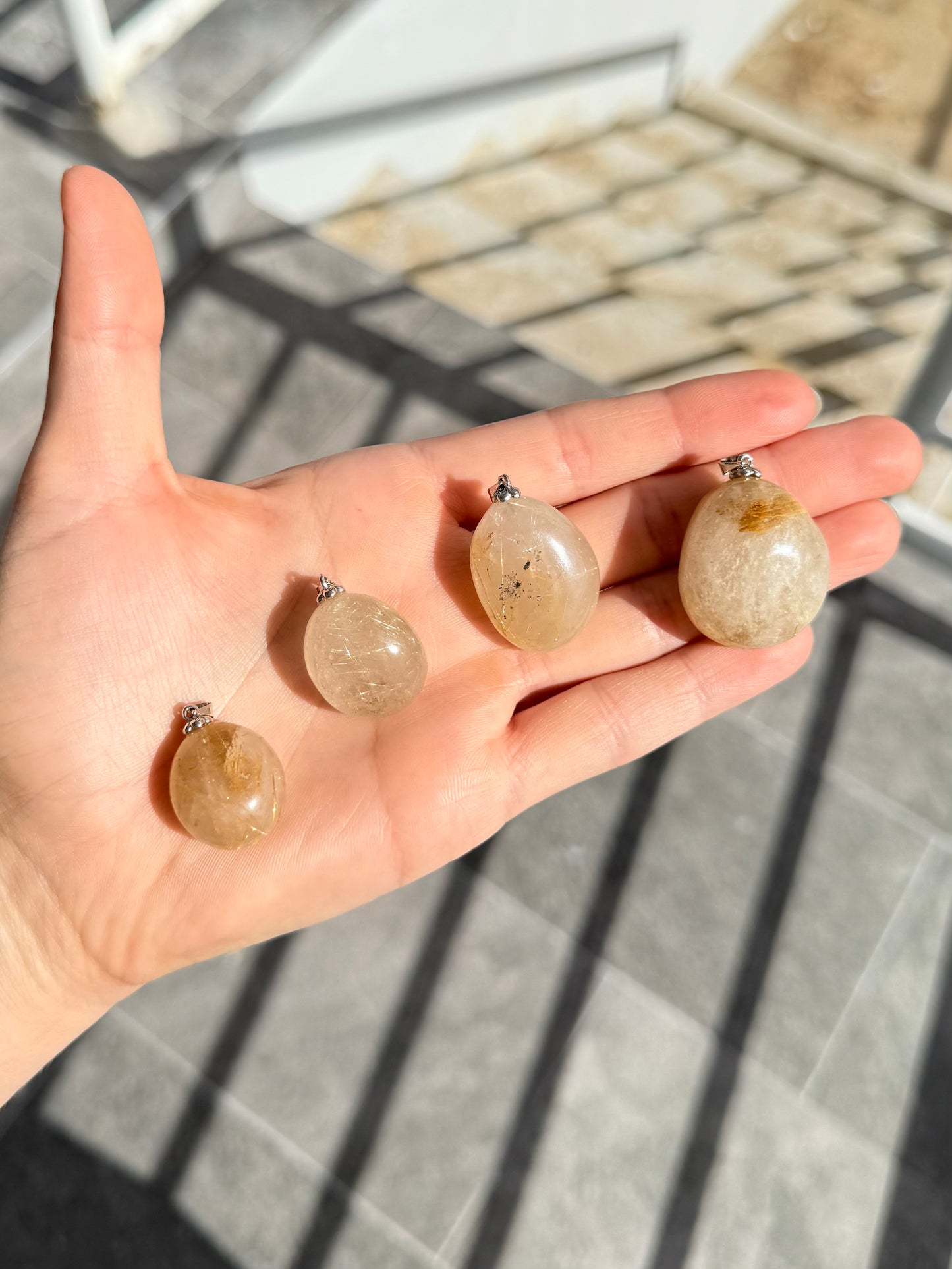 Rutilated Quartz Pendant