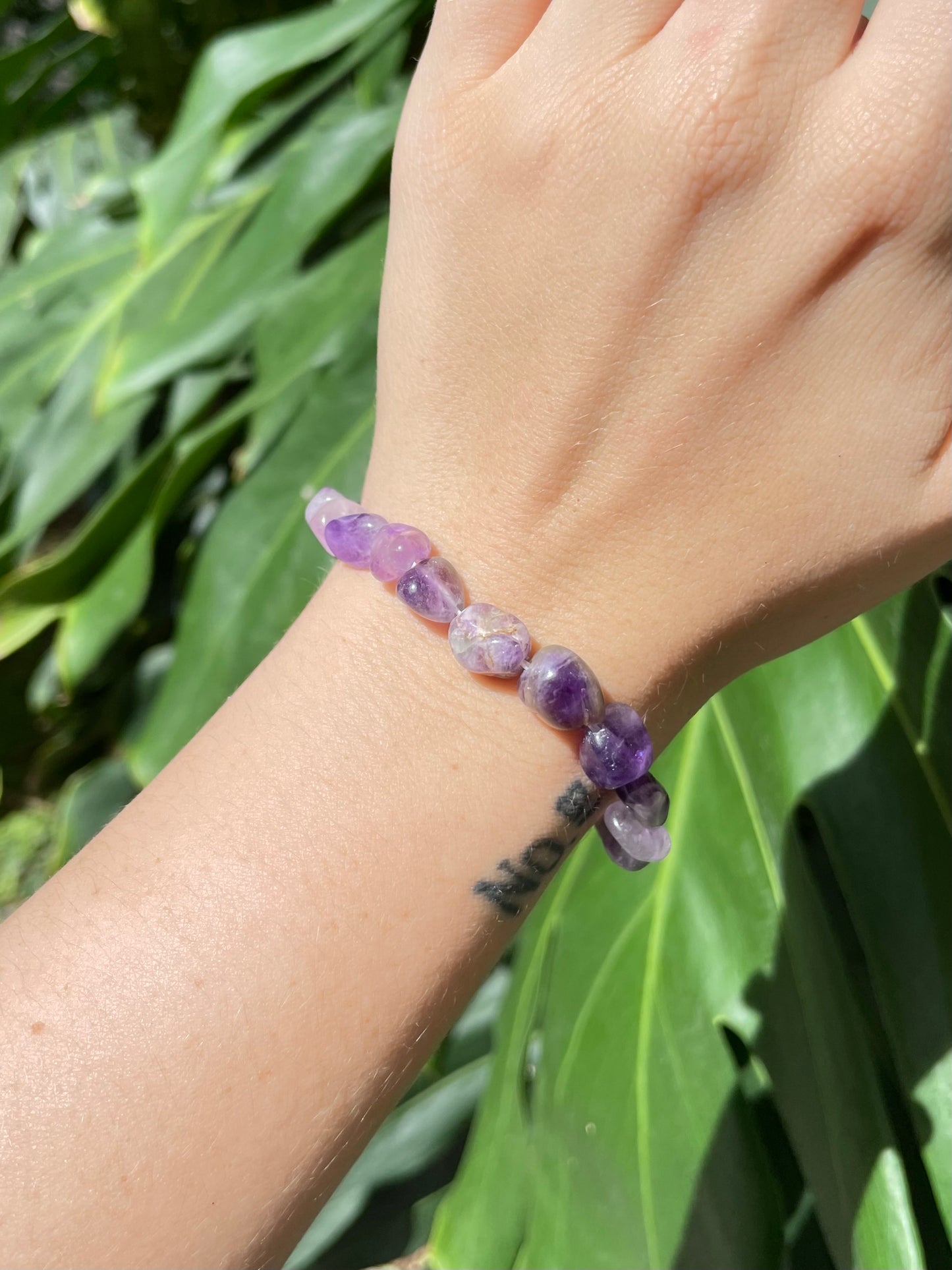 Amethyst Freeform Bracelet