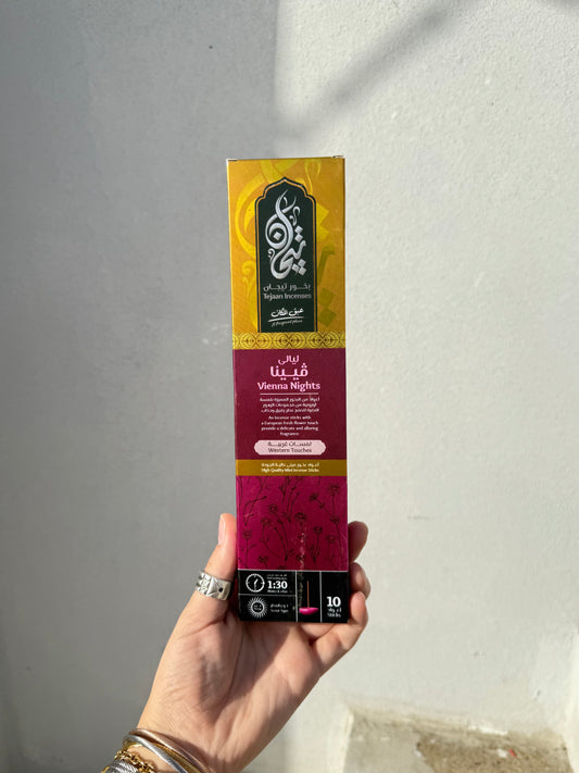 Vienna Nights ( Egyptian Incense ) Can last up to 1:30 Hours